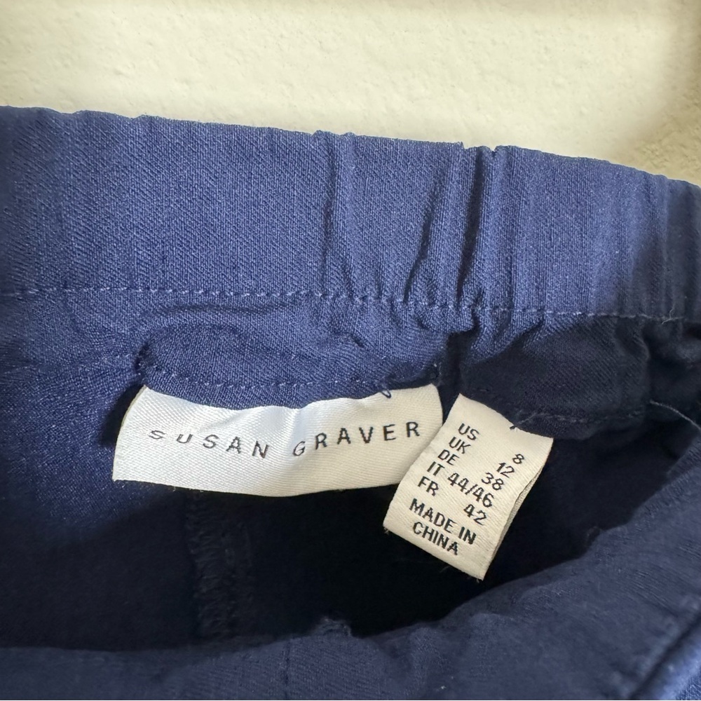 Susan Graver Dark Blue Trousers - Picture 6 of 8